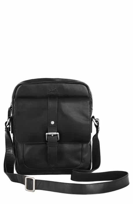 Mancini Buffalo Collection Leather Crossbody Bag