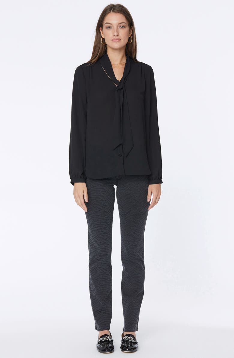 NYDJ Bow Blouse, Alternate, color, 