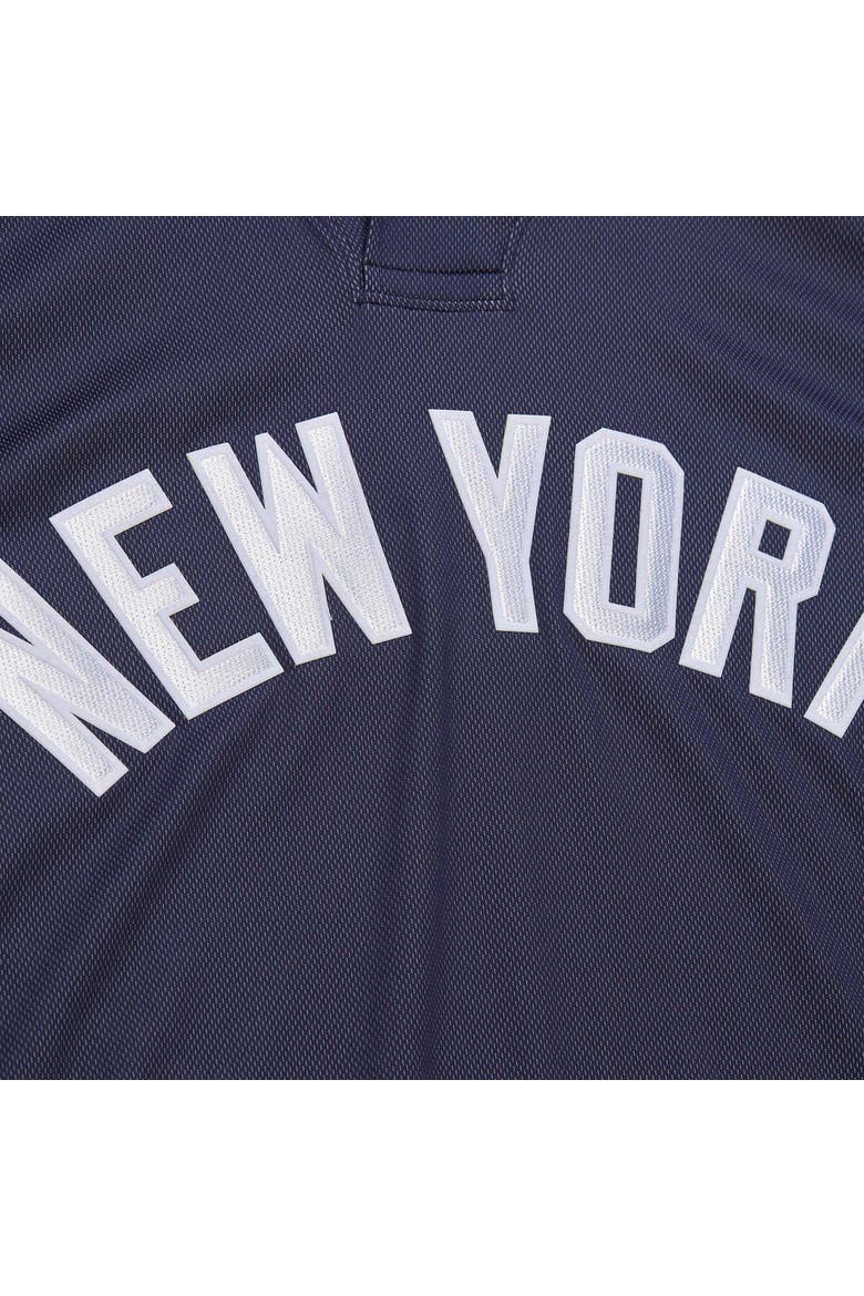 Men's Mitchell & Ness Derek Jeter Navy New York Yankees Authentic Batting Practice Jersey, Alternate, color, Navy