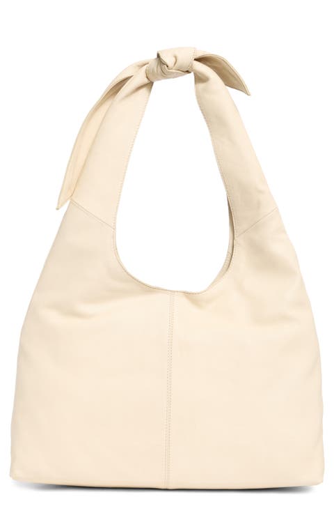 Elice Leather Hobo Bag