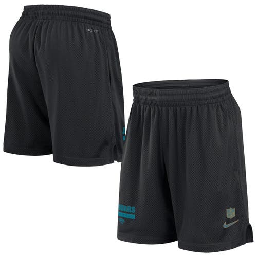 Nike Black Jacksonville Jaguars 2024 Sideline Performance Mesh Shorts In Black