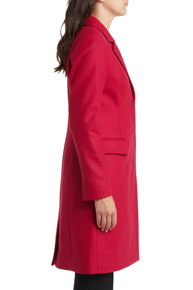 Remmiey Wool Blend Coat, Alternate, color, DEEP PINK