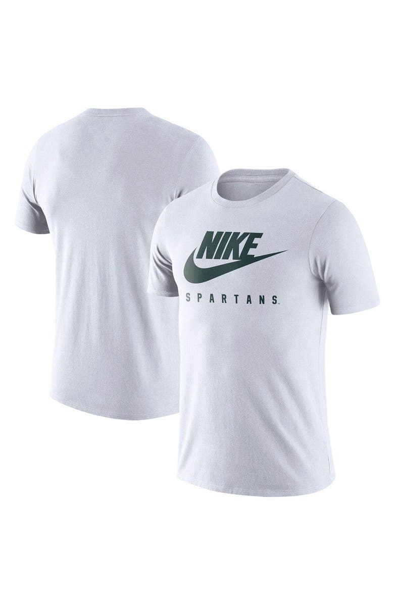 Nike Men's Nike White Michigan State Spartans Essential Futura T-Shirt, Main, color, 