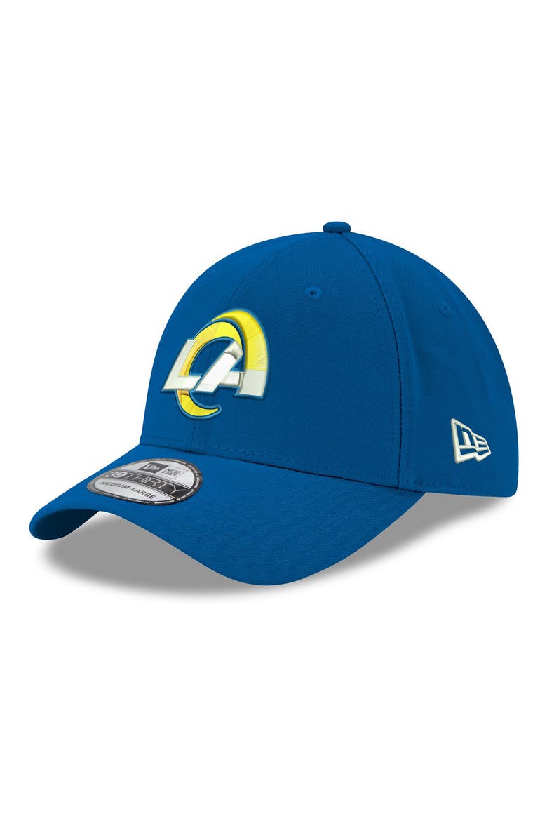 Men's New Era Royal Los Angeles Rams Team Classic 39THIRTY Flex Hat, Main, color, ROYAL