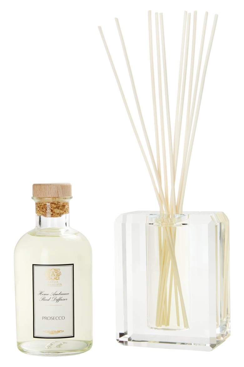 Santorini Crystal Decanter Reed Diffuser Set, Main, color, PROSECCO