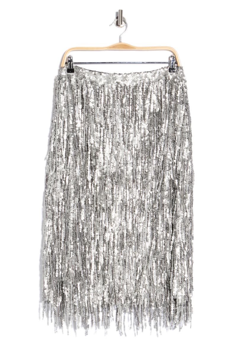 Billie Sequin Midi Skirt, Alternate, color, GN MULTI