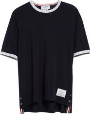 Thom Browne Ringer Stretch Wool T-Shirt