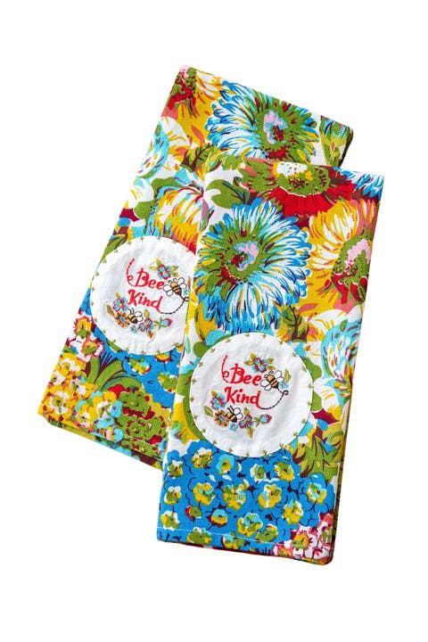 Spring Gathering Tea Towel, Set of 2