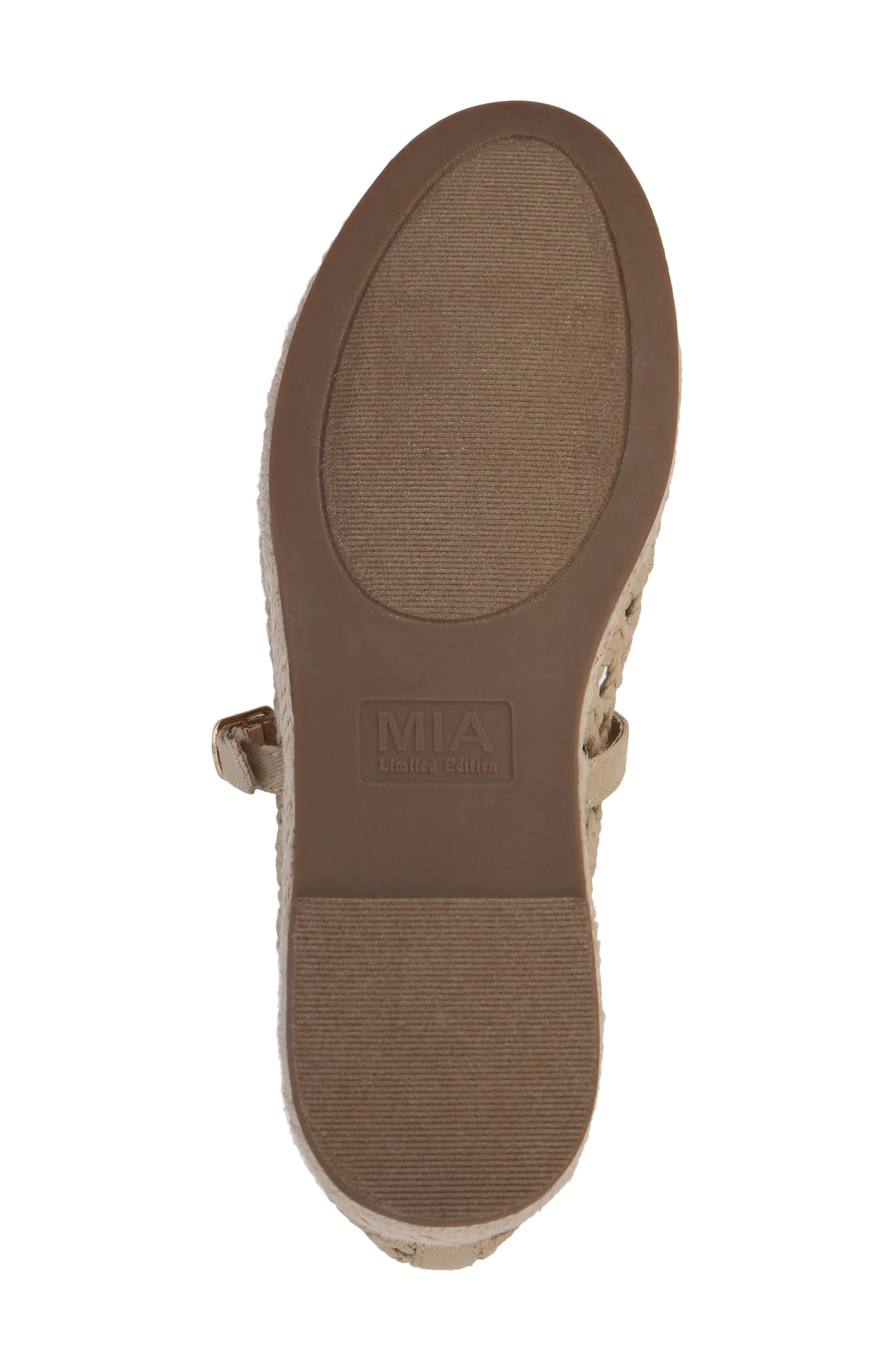 Ela Espadrille Platform Mary Jane, Alternate, color, NATURAL GR