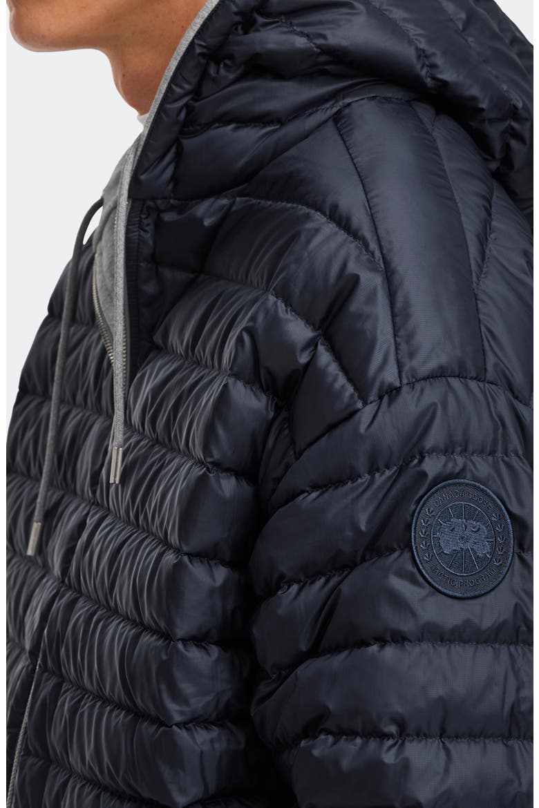 Stratus Hooded 750-Fill-Power Down Puffer Coat, Alternate, color, BLACK - NOIR