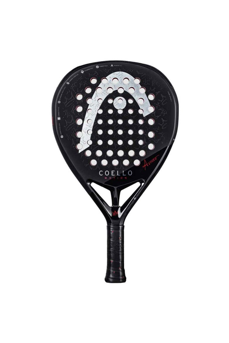 Coello Motion Padel Racquet, Main, color, Black/Red