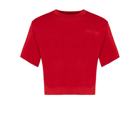 Cotton Your *Itch Shoulder Padded T-Shirt