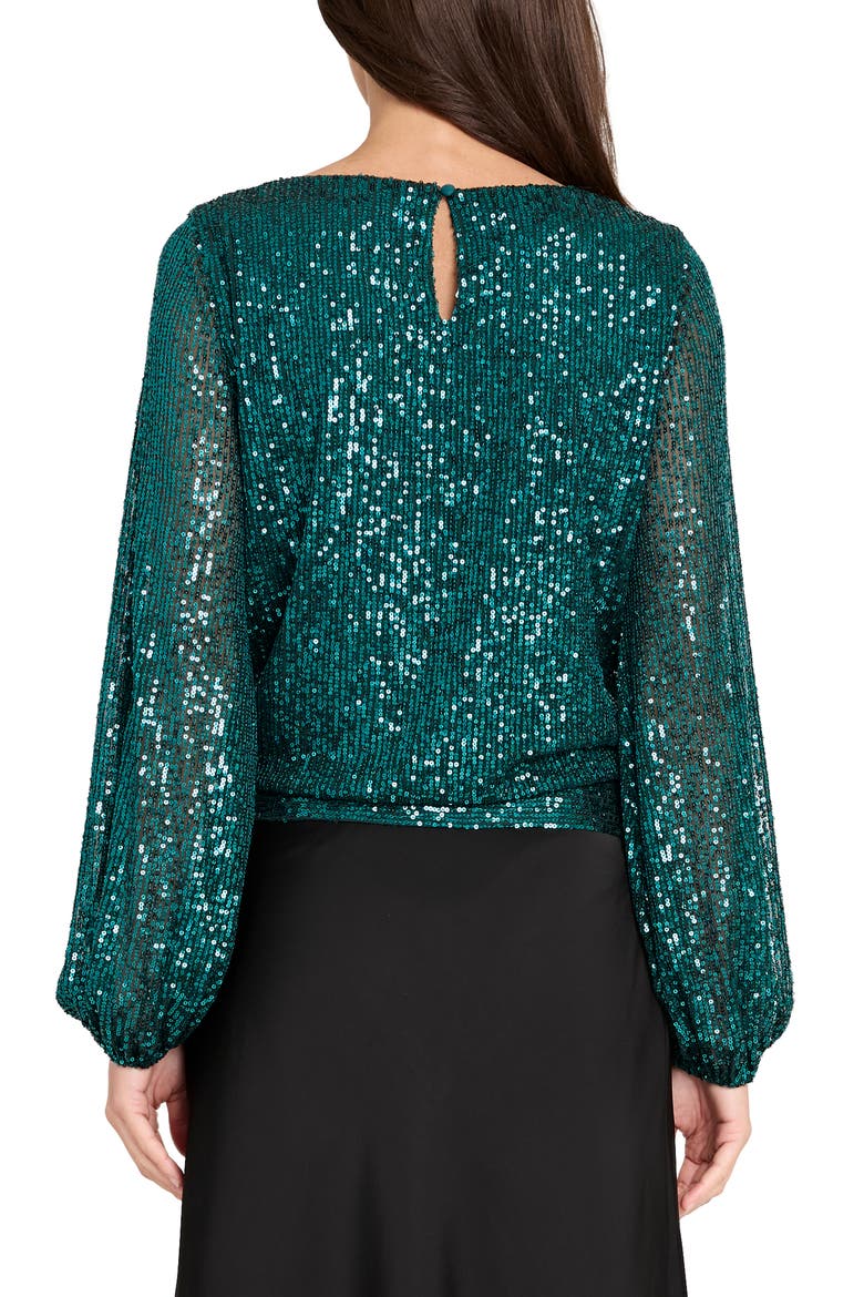 Sequin Top, Alternate, color, EMERALD