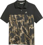 Malbon Golf Tour Divot Camo Polo