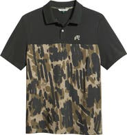MALBON Tour Divot Camo Polo