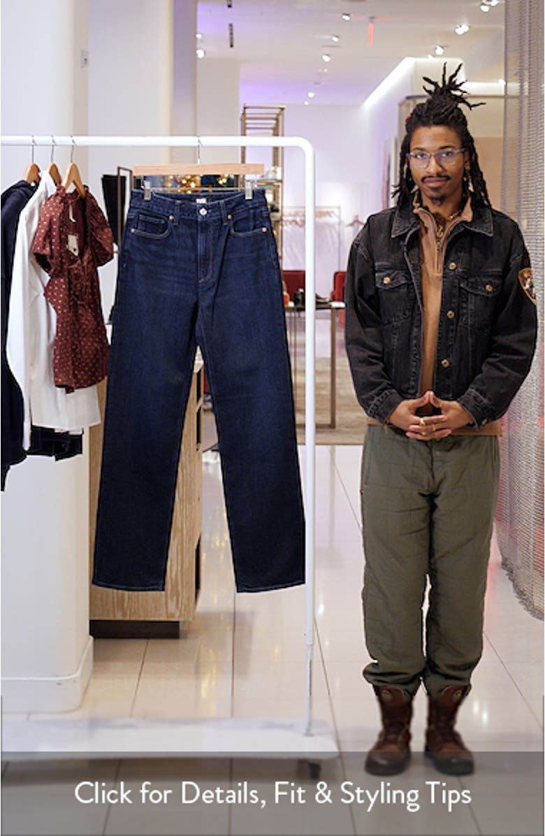 Stevie High Waist Straight Leg Jeans, sales video thumbnail