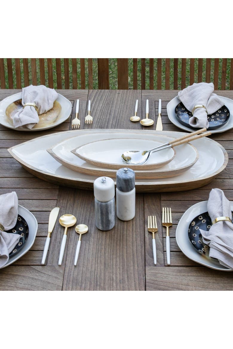 Madras Oval Oversized Dish, Alternate, color, Natural