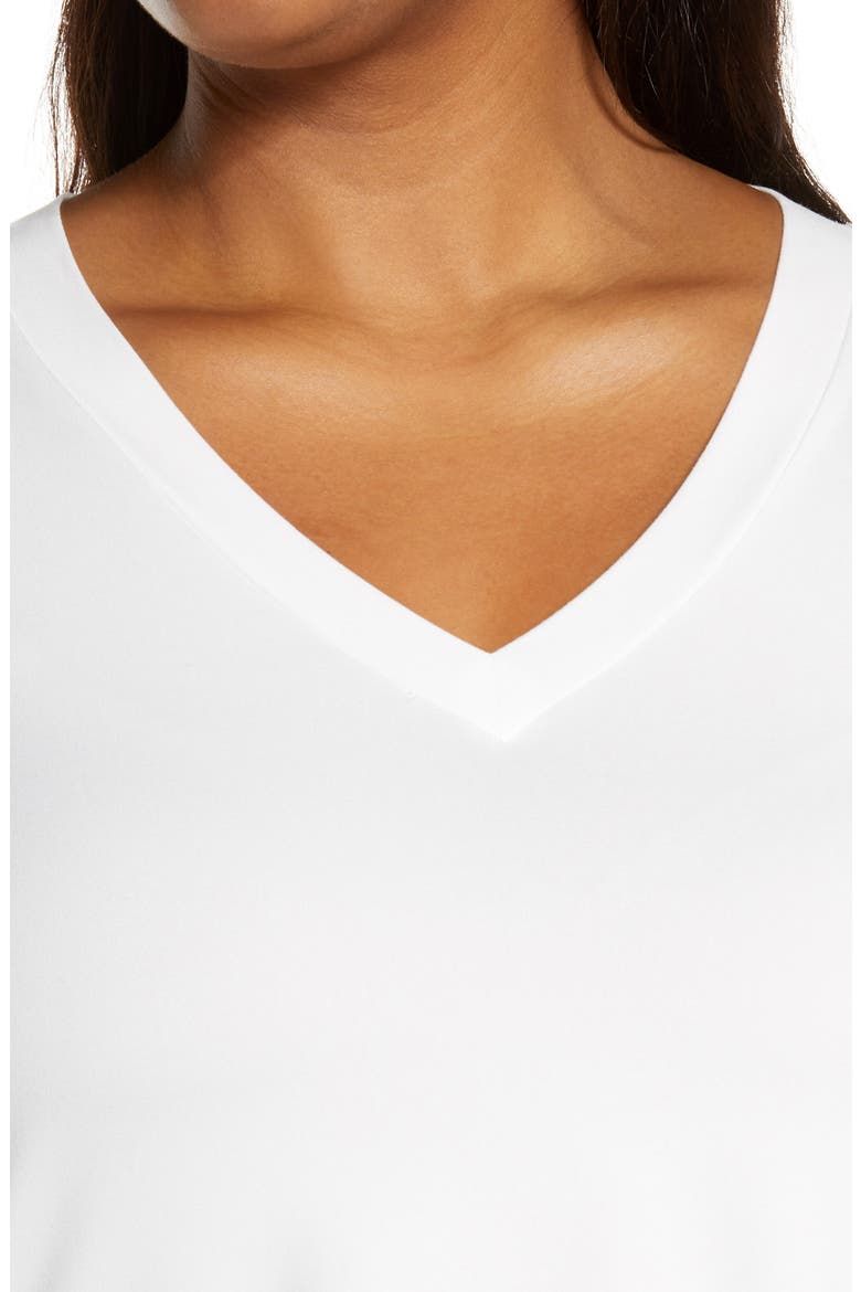 Butter Knit V-Neck Top, Alternate, color, IVORY