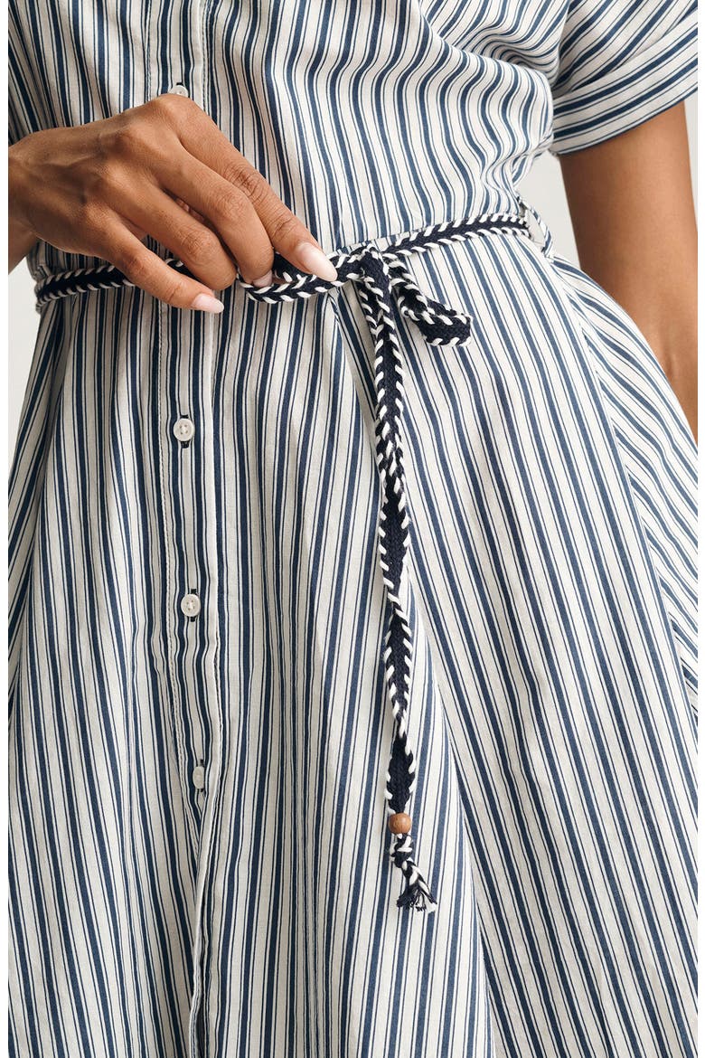 Stripe Tie Waist Dolman Sleeve Minidress, Alternate, color, NAVY STRIPE PRINT