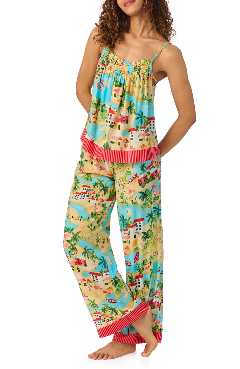Room Service Pjs Print Long Pajamas, Alternate, color, 