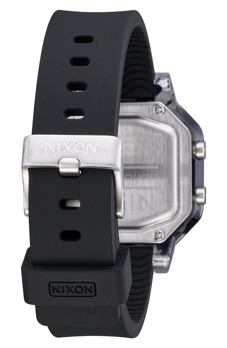 Nixon Siren Digital Silicone Strap Watch, 38mm, Alternate, color, 
