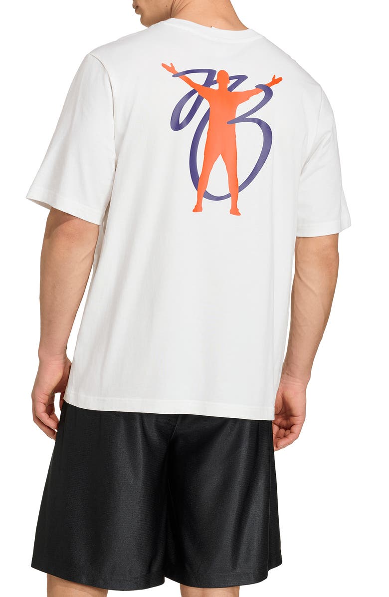 adidas Jude Bellingham Oversized Cotton Graphic T-Shirt, Alternate, color, Off White/ /