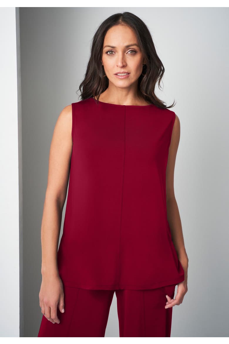 Belted 4 Piece Stretch Knit Wardrober, Alternate, color, RICH BURGUNDY