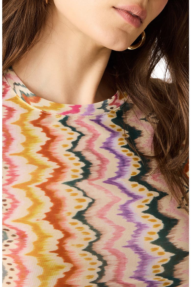 Larke Print Crop Top, Alternate, color, RAINBOW VISION