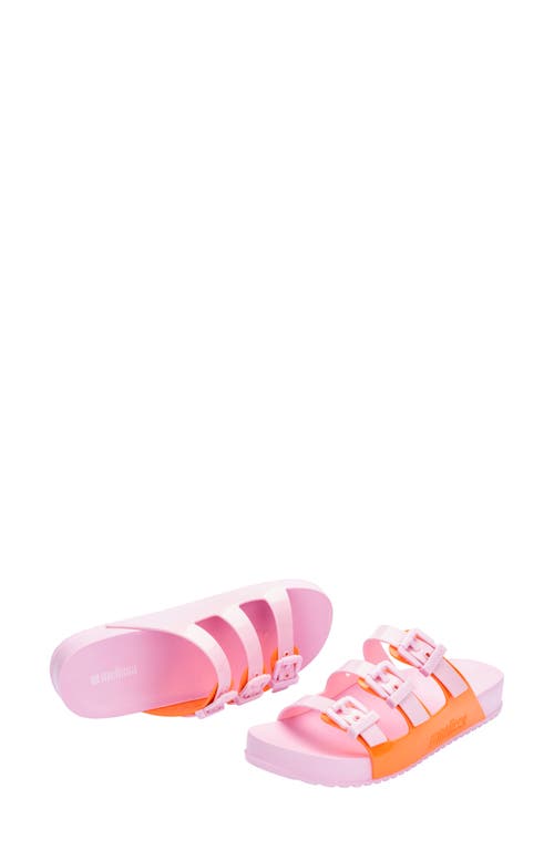 MELISSA MELISSA COZY STRIPES PLATFORM SLIDE SANDAL 