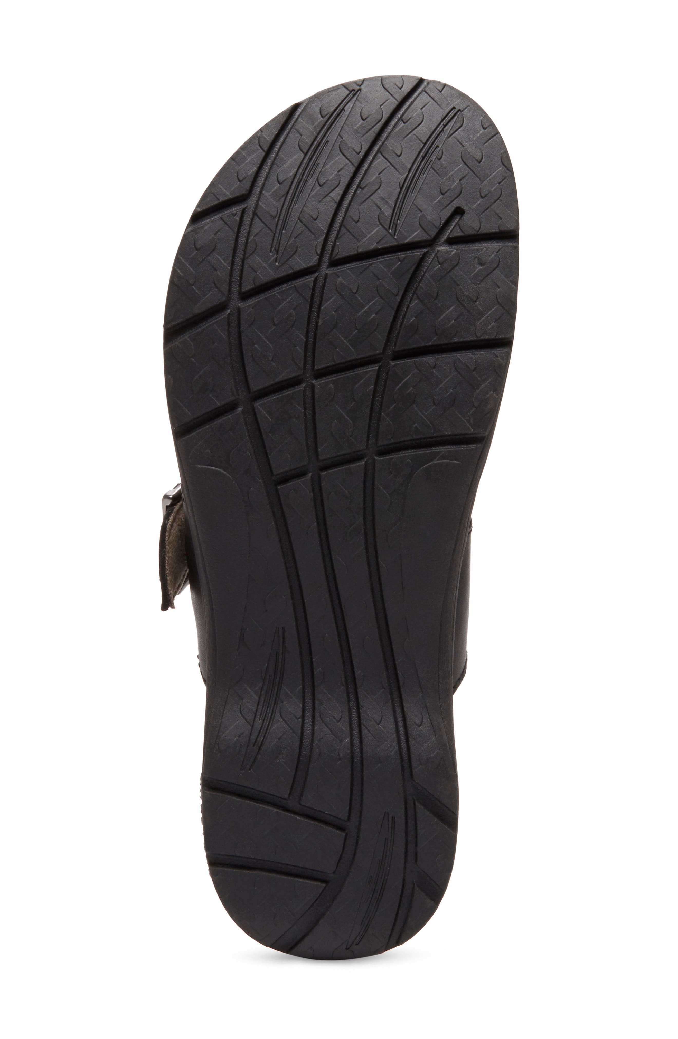 Tahiti II Buckled Sandal - Wide Width Available, Alternate, color, BLACK