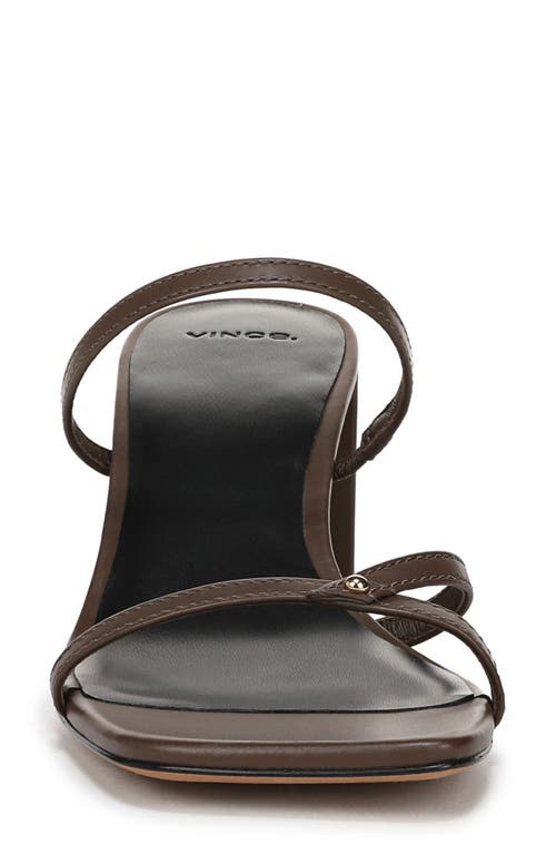 Vince Ona Slide Sandal In Nutwood