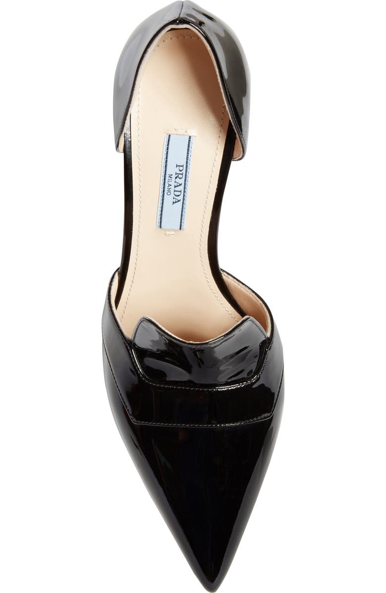 Prada Prade Open Side Loafer Pump, Alternate, color,