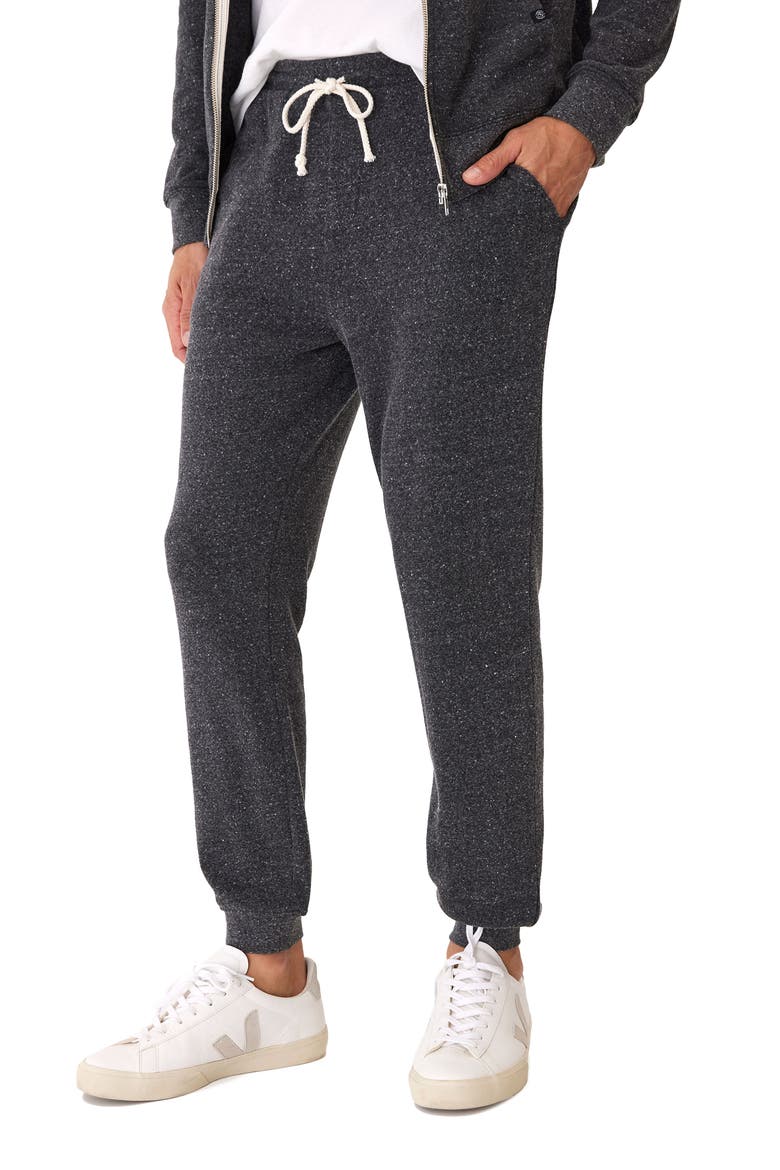 Core Triblend Fleece Joggers, Main, color, HEATHER BLACK