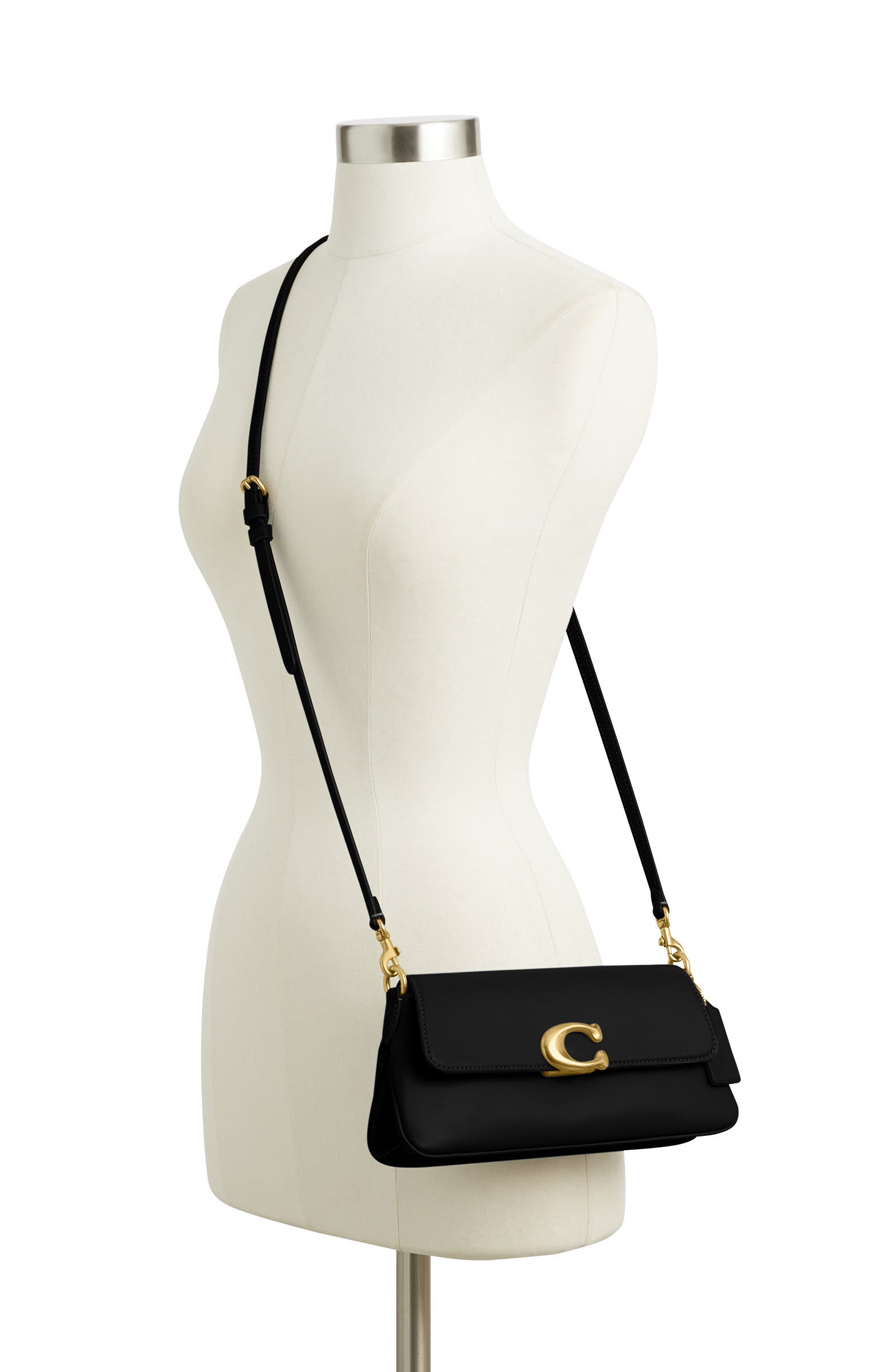 COACH Jet Shoulder Bag, Alternate, color, Black