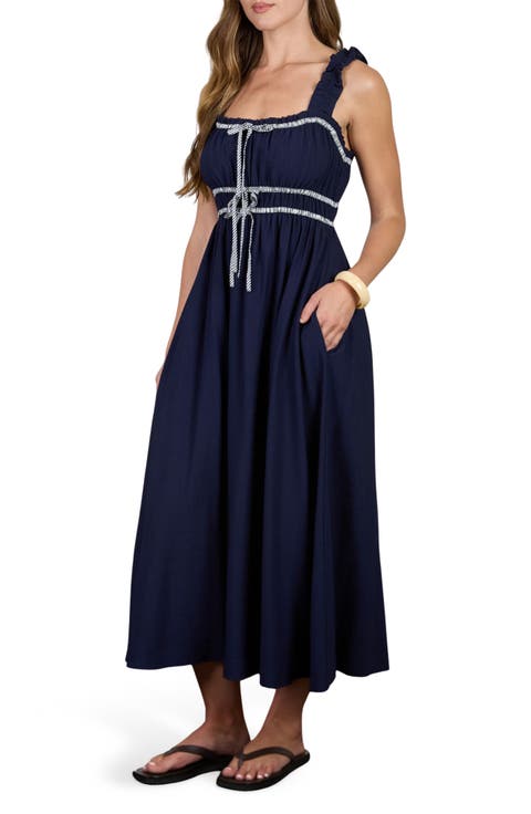 Bow Empire Waist Sundress