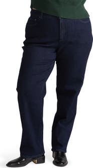 Universal Standard Donna High Waist Straight Leg Jeans