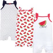 Hudson Baby Essential Cotton Rompers