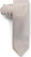 BOSS Floral Silk Blend Jacquard Tie
