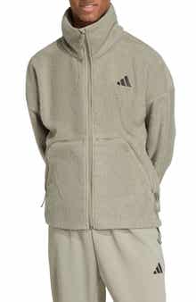 adidas City Tech High Pile Fleece Full Zip Jacket