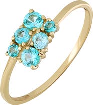 Bony Levy Color Bypass Topaz Stackable Ring