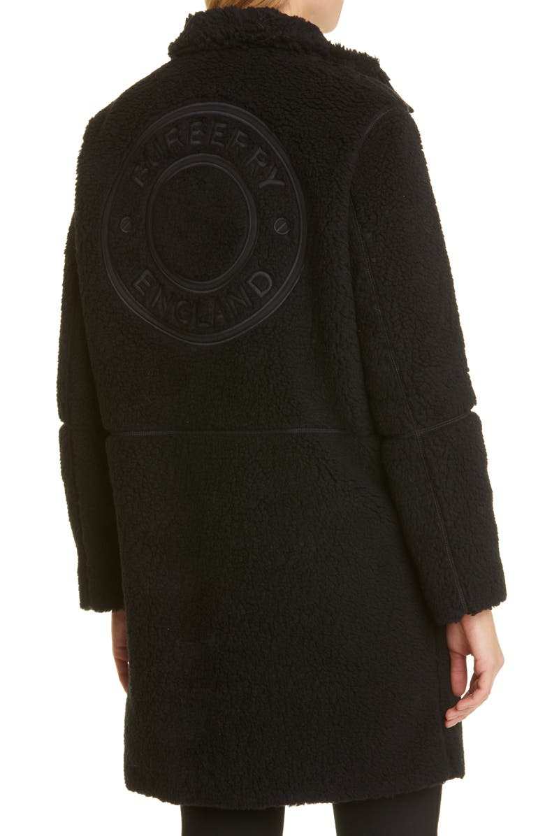 Burberry Women's Bolney Bushley Hooded Wool Blend Coat, Alternate, color, 