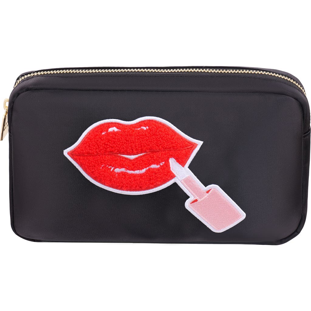 Bloc Bags Medium Lipgloss Cosmetics Bag In Black
