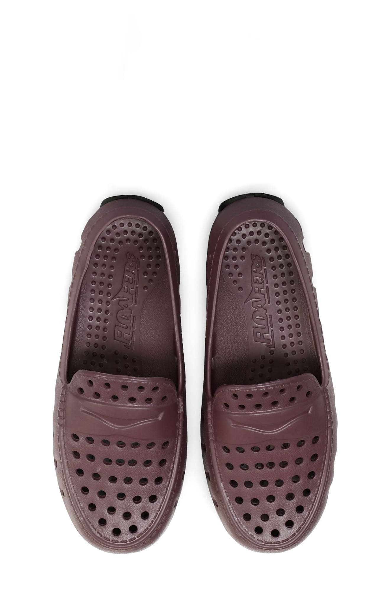 Kids' Prodigy Driver Classic Slip-On, Alternate, color, MAROON/BLACK