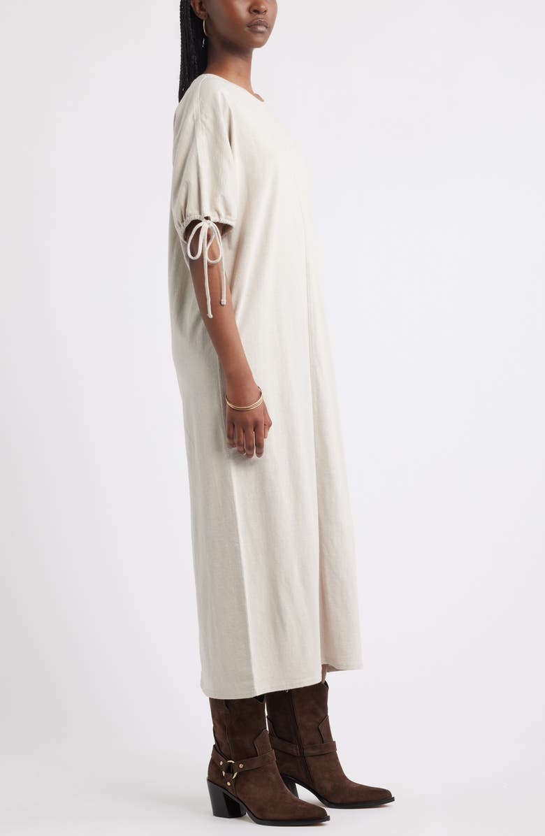 Treasure & Bond Drawstring Sleeve Knit Dress, Alternate, color, Grey Chateau