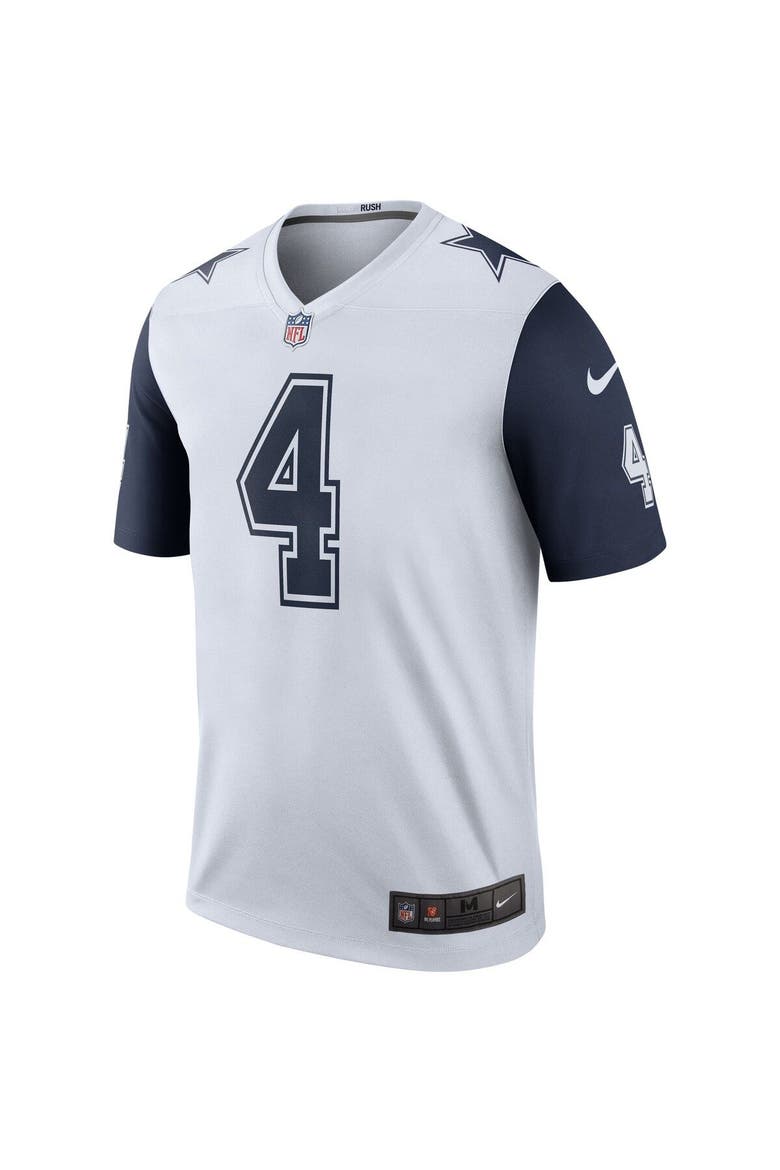 Men's Nike Dak Prescott White Dallas Cowboys Alternate Legend Player Performance Top, Alternate, color, White
