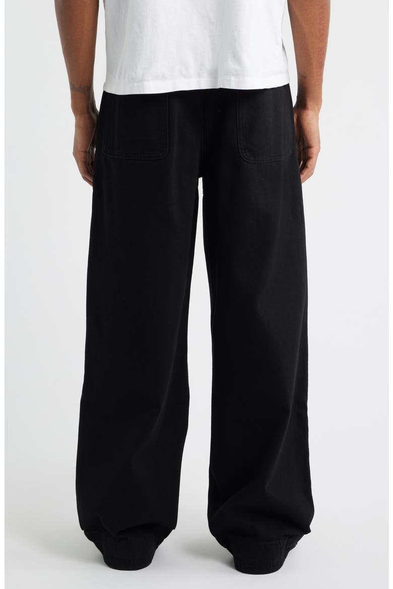 Wylie Baggy Cargo Jeans, Alternate, color, BLACK