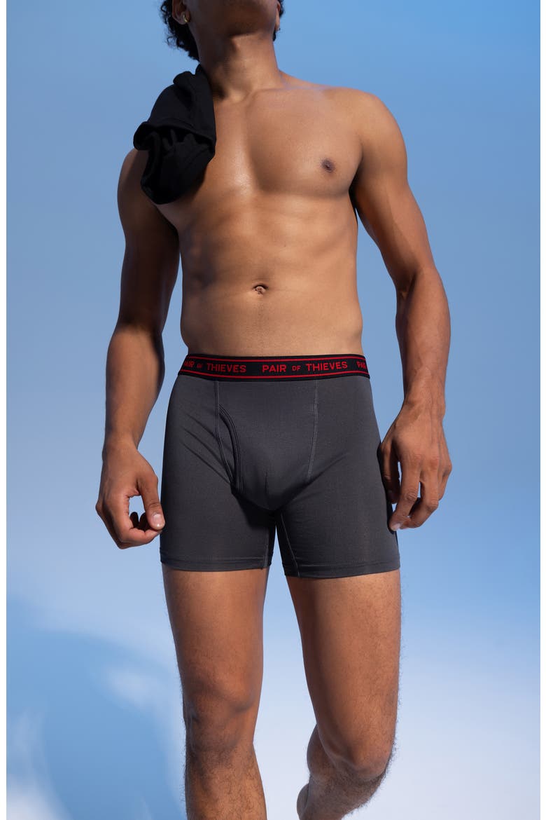 3-Pack Performance Mesh Boxer Briefs, Alternate, color, BLACK