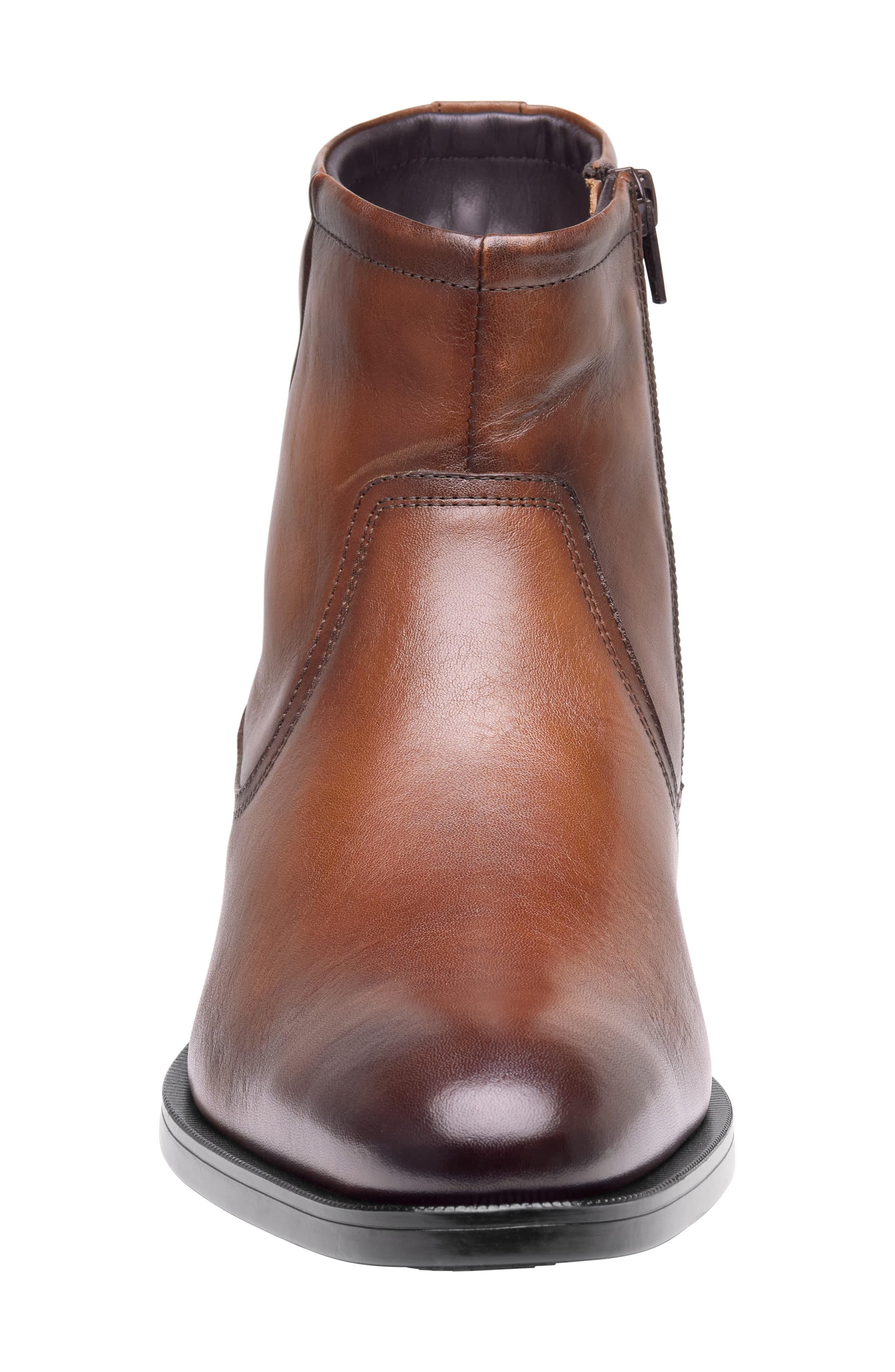 Conlin Inside Zip Boot, Alternate, color, TAN EUROPEAN FULL GRAIN