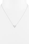 Nadri Cluster Heart Pendant Necklace