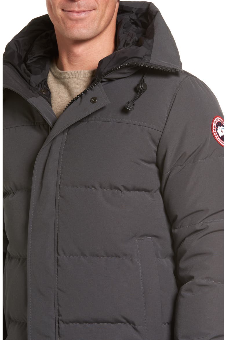 'MacMillan' Slim Fit Hooded Parka, Alternate, color, GRAPHITE
